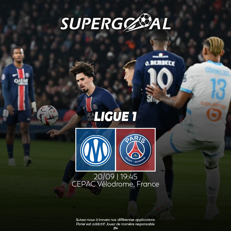 Ligue 1 : Olympique Marseille défie le Paris Saint-Germain