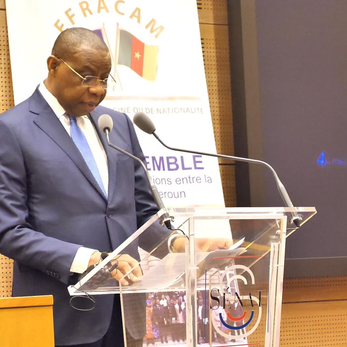 Journée d'échange Cameroun France: discours de S.E. André MAGNUS EKOUMOU au SENAT