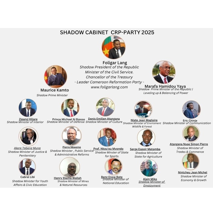 CRP's Shadow Cabinet Advocates for Decentralization, Economic Equity, and Multi-Cultural Capital