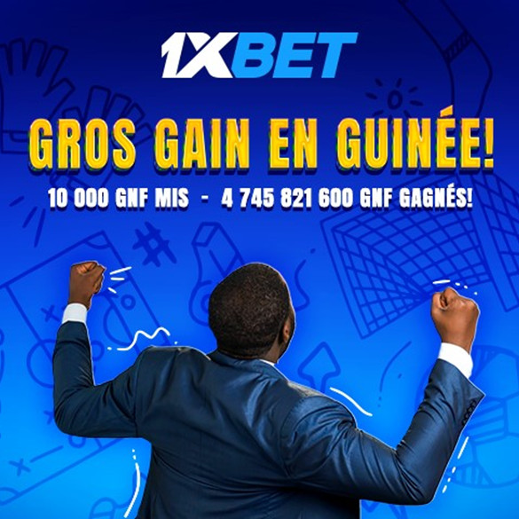 Un homme chanceux de Guinée a gagné plus de $550,000 grâce à un pari sportif!