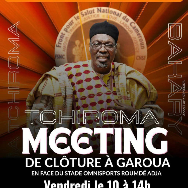 CAMEROUN :: Tchiroma en meeting final : l'appel à l'unité et à la mobilisation pour le 12 octobre :: CAMEROON Tchiroma en meeting final : l'appel à l'unité et à la mobilisation pour le 12 octobre