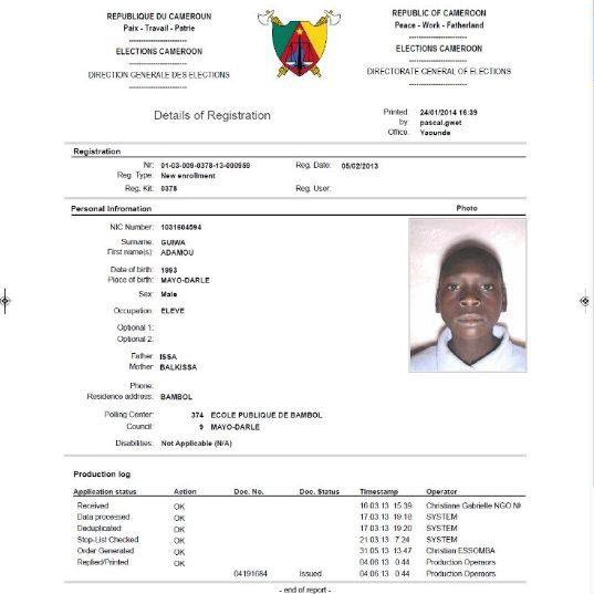 Liste électorale au Cameroun : soupçons de fraude et silence d’ELECAM et du Conseil Constitutionnel