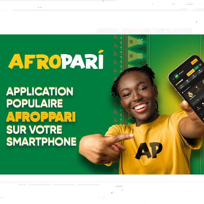 Télécharge l'application AfroPari sur ton smartphone et pars à la conquête de la victoire.