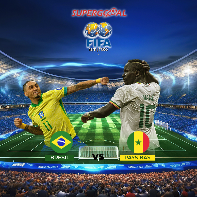 Le Brésil et le Sénégal en amical avant le mondial