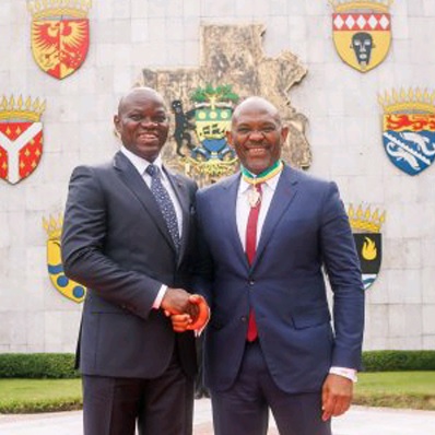 GABON :: Le Président Clotaire Oligui Nguema et Tony Elumelu s’engagement pour le Développement de l'Afrique Le Président Clotaire Oligui Nguema et Tony Elumelu s’engagement pour le Développement de l'Afrique
