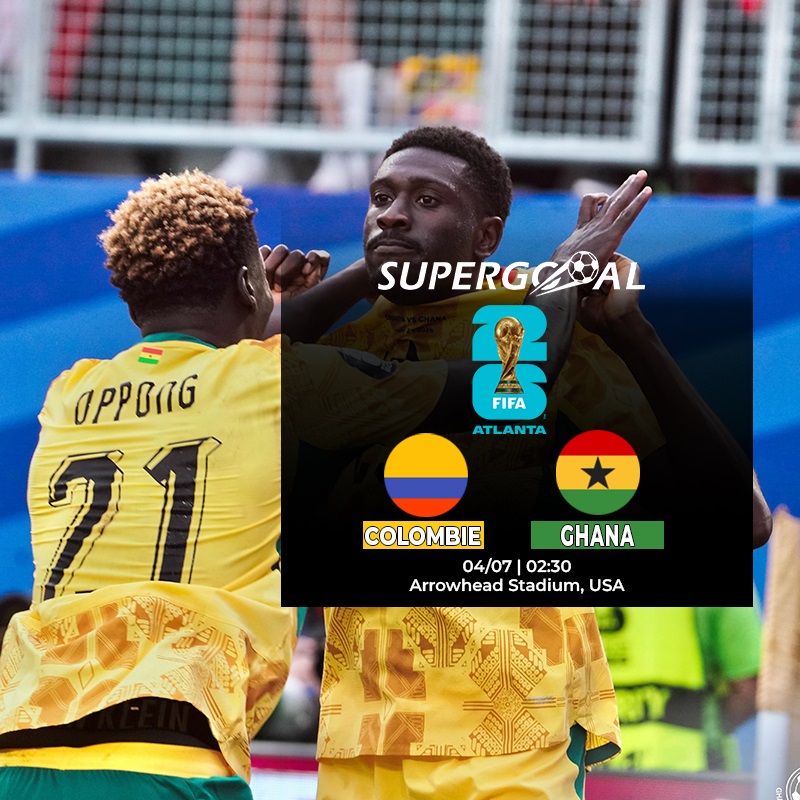 La Colombie se dresse devant le Ghana en 16èmes de finale du Mondial