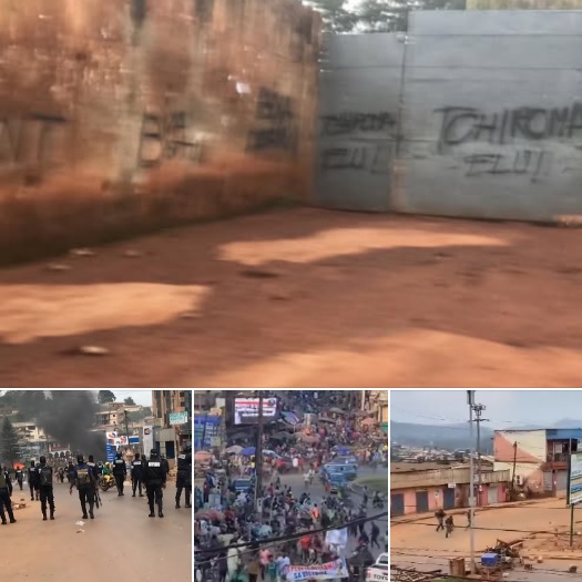 CAMEROUN :: Revendications post électorales: Vagues de violences à Bafoussam :: CAMEROON Revendications post électorales: Vagues de violences à Bafoussam