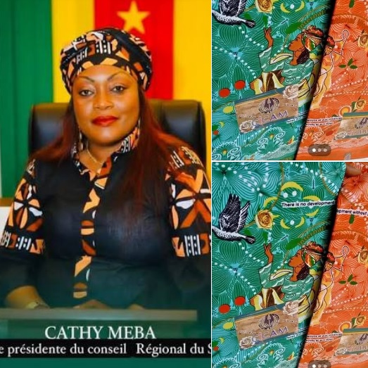 Cathy Meba la nièce de Paul Biya milite pour la suppression du pagne du 08 Mars
