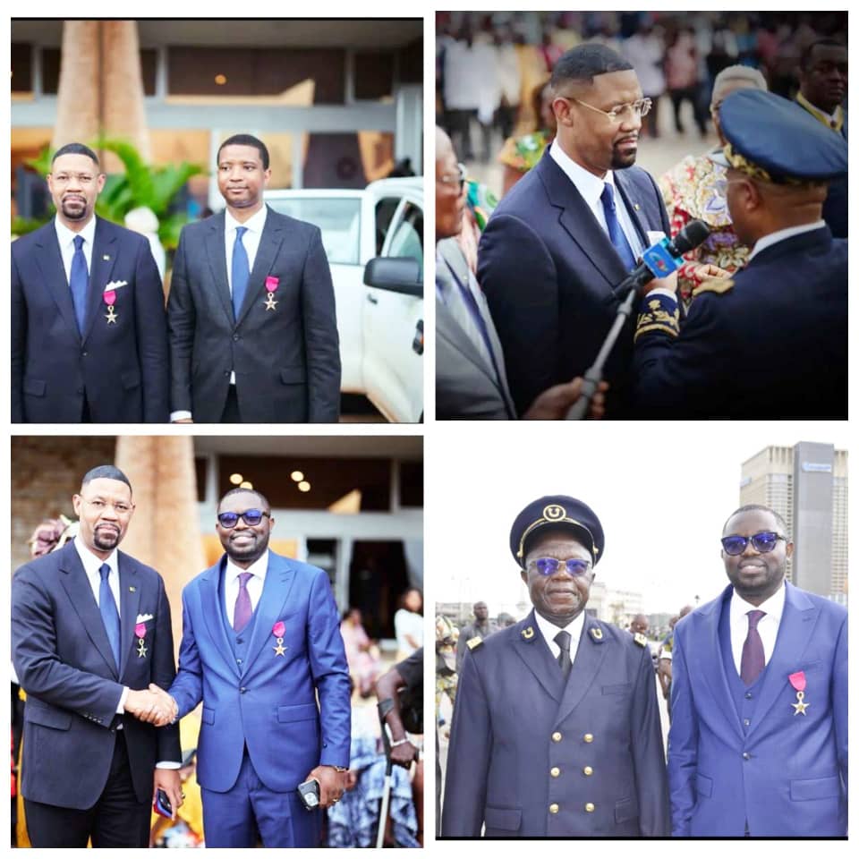 Fête nationale: Paul Biya décore trois valeureux jeunes compatriotes