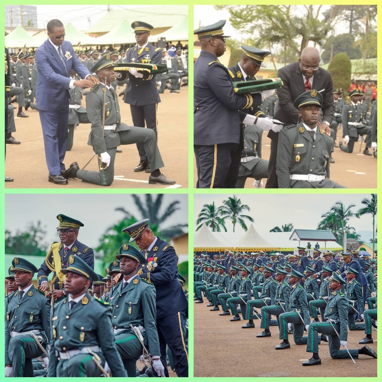Triomphe de la 40ᵉ promotion de l’EMIA 335 nouveaux officiers