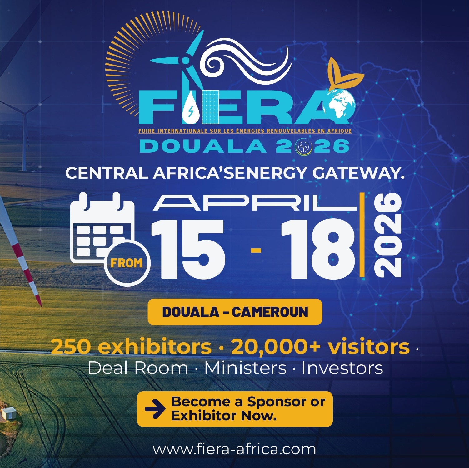 Transition énergétique : Douala s’apprête à accueillir la FIERA 2026