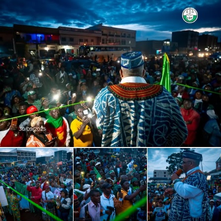 Joshua Osih brave les zones de conflit et lance une campagne populaire au cœur du Cameroun