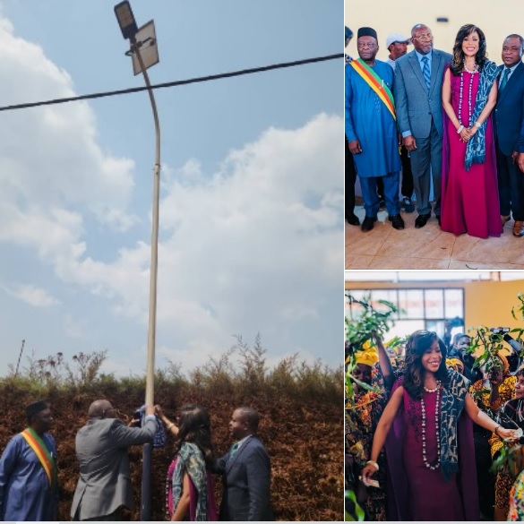 La Reine Ma'affo Pagouong Fougoum  Bilong et Bilong Makanda sortent Bamendjou des ténèbres
