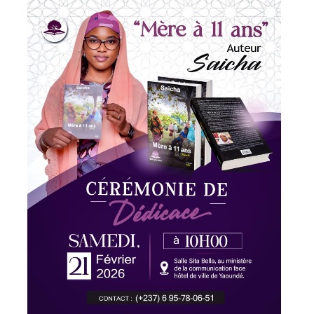 SAICHA présente l'ouvrage Mère à 11 ans "une rencontre avec une histoire qui marque les consciences