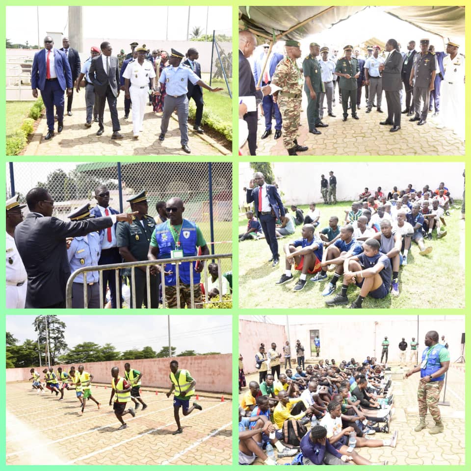 Concours EMIA:le MINDEF aux côtés des candidats lors des épreuves sportives et visites médicales