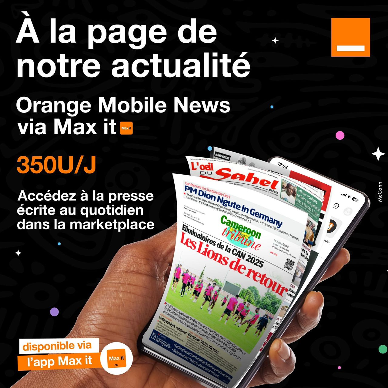 Innovation : Orange digitalise la presse pour ses 5 millions d'abonnés sur Max it