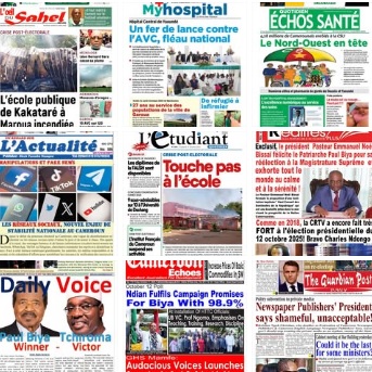 Et de 8 pour Paul Biya…La presse Camerounaise dans tous ses états :: CAMEROON Et de 8 pour Paul Biya…La presse Camerounaise dans tous ses états