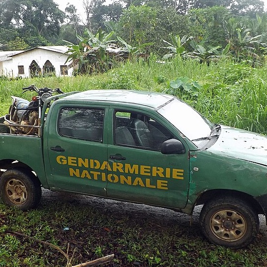 Un véhicule de la gendarmerie pour saboter un match  de football initié par le Mrc