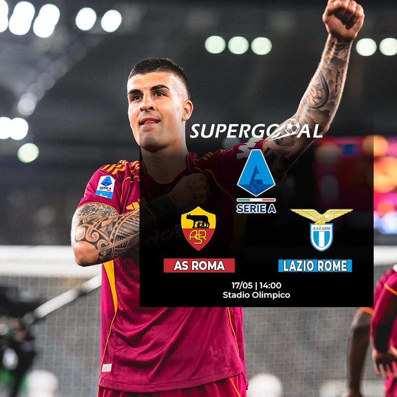 AS Roma et Lazio Rome dans le derby de Rome