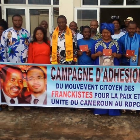Région de l'Est: Lancement de la campagne d'adhésion des Franckistes au Rdpc