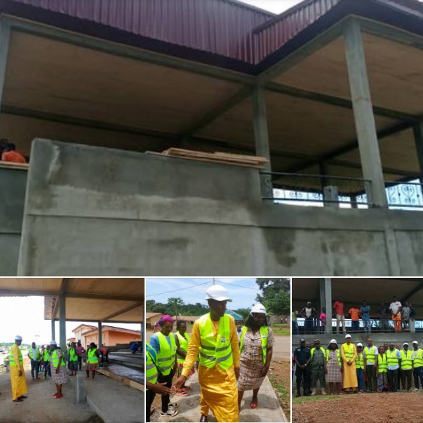 20 Mai à Ngomedzap: La nouvelle place des fêtes construite par la maire Régine Tsoungui est prête