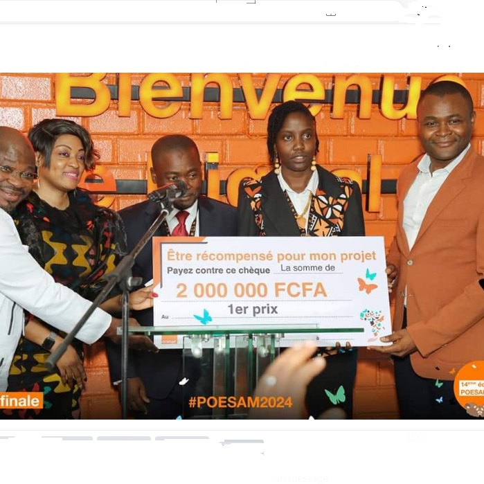 CAMEROUN :: Le Projet EMKit de TJAHE AGNES Gagne le double prix POESAM 2024 à Douala :: CAMEROON Le Projet EMKit de TJAHE AGNES Gagne le double prix POESAM 2024 à Douala