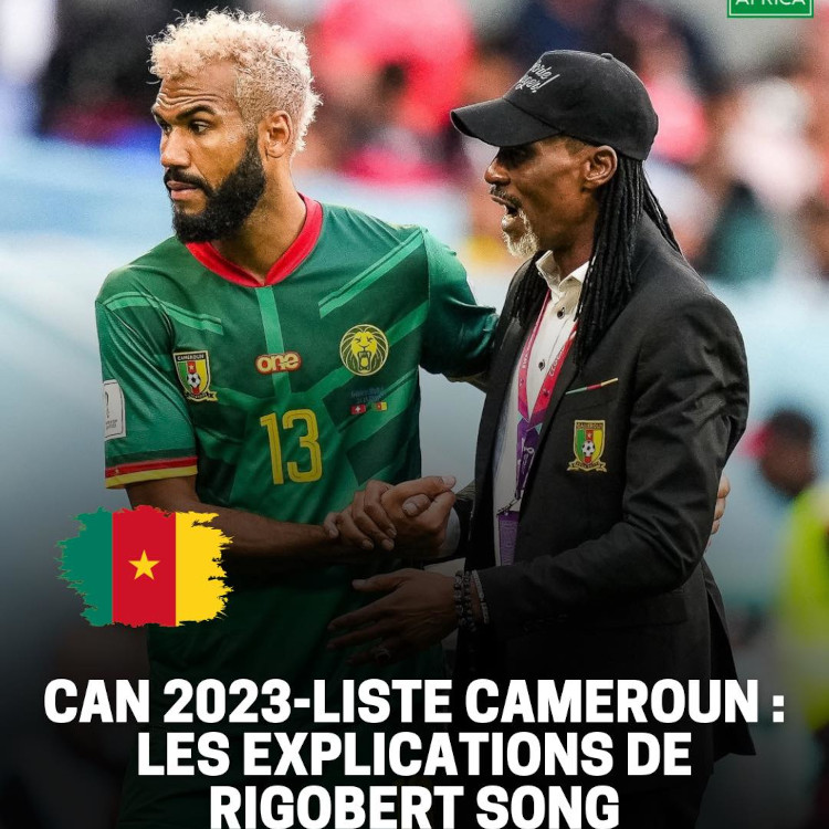 Rigobert Song s'exprime sur l'absence de Choupo-Moting à la CAN-2023