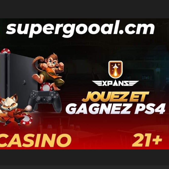 LA SAISON DES PROMOTIONS SE POURSUIT SUR SUPERGOOAL.CM:GAGNEZ UNE PS4 DANS LE TOURNOI CASINO EXPANSE