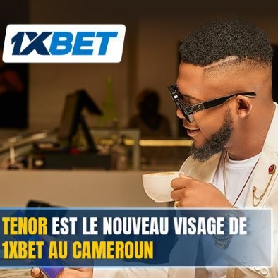 Tenor est le nouveau visage de 1xBet au Cameroun