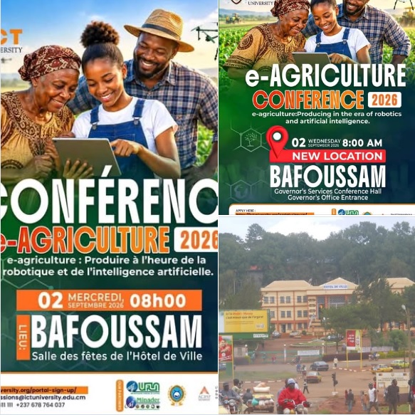 ICT University vous donne rendez-vous à Bafoussam pour la E-Agriculture Conference 2026