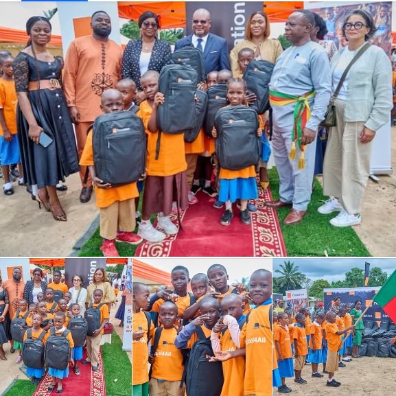 2000 Kits Scolaires de la Fondation Orange aux enfants des déplacés Internes à MAKENENE