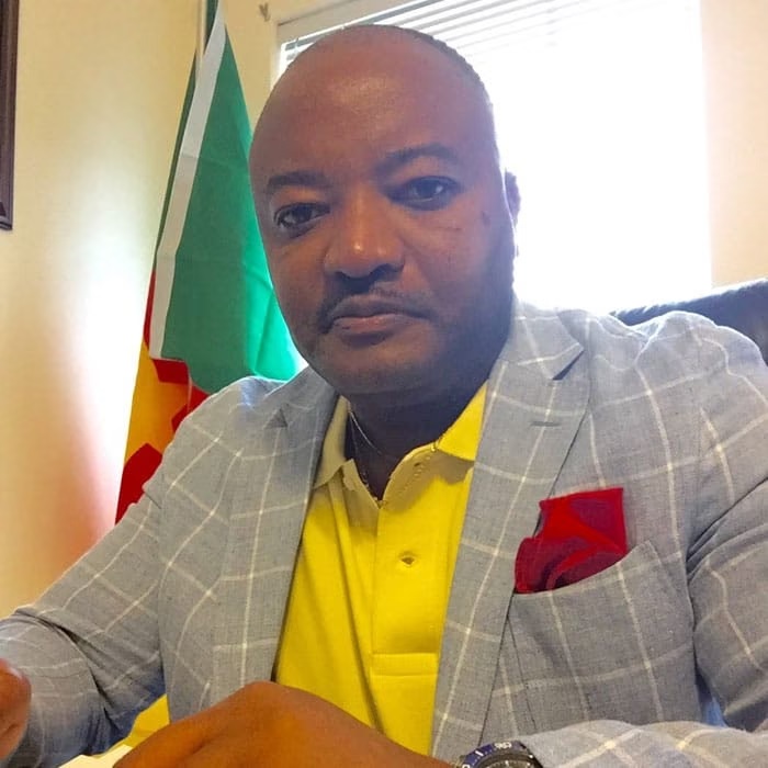 Chantier de modernisation d'une route au Cameroun