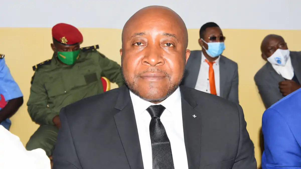 Chantier de modernisation d'une route au Cameroun