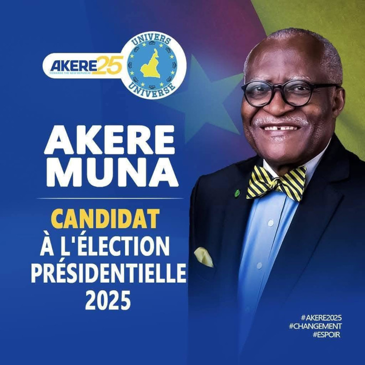 CAMEROUN :: Akere Muna candidat à la présidentielle 2025 : Objectif « Une Nouvelle République » :: CAMEROON Akere Muna candidat à la présidentielle 2025 : Objectif « Une Nouvelle République »