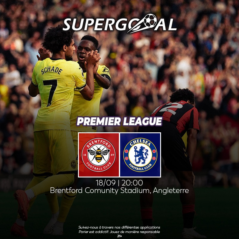 Brentford FC affronte Chelsea FC en match avancé de Premier League