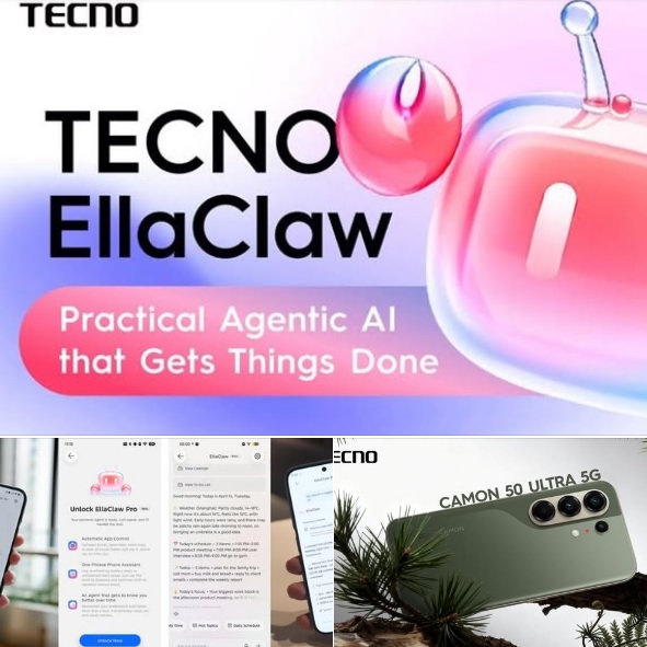 TECNO EllaClaw & CAMON 50 Ultra 5G : Une IA qui Agit, Le Premium qui S'affine