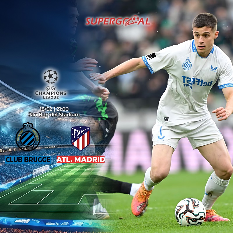 Club Brugge rivalise avec Atletico Madrid en barrages de C1