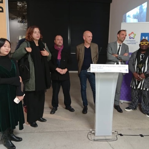 Montpellier : le maire et ses populations admirent de l’exposition « Next station »