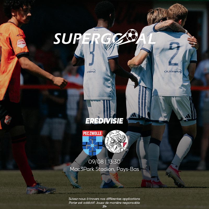 Zwolle et Ajax Amsterdam prennent le départ en Eredivisie