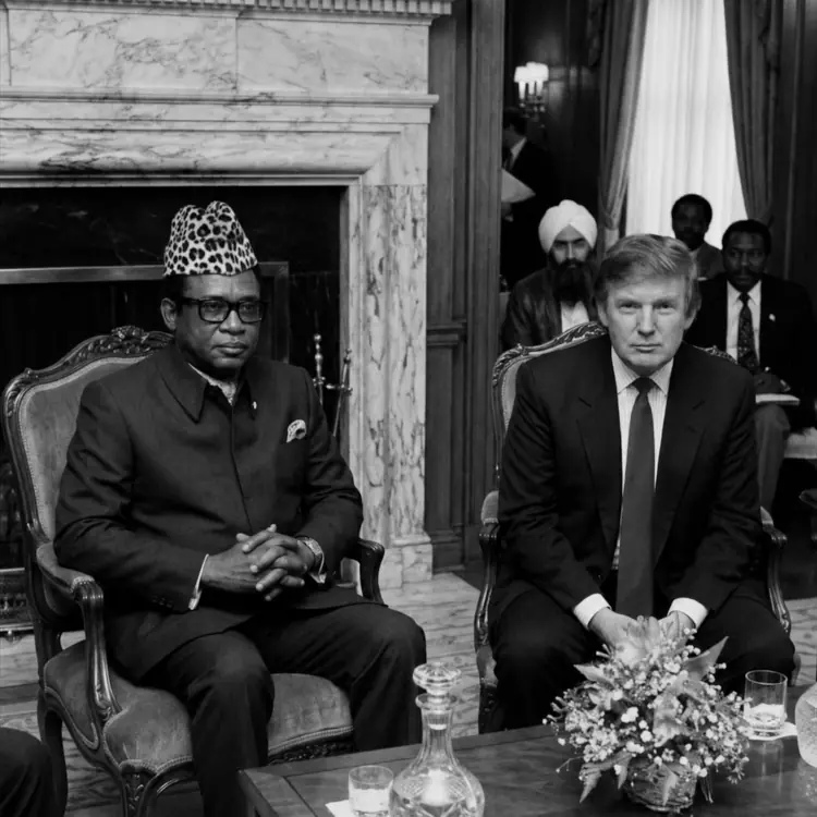 Mobutu et Trump en 1989 : la rencontre secrète entre deux hommes de pouvoir