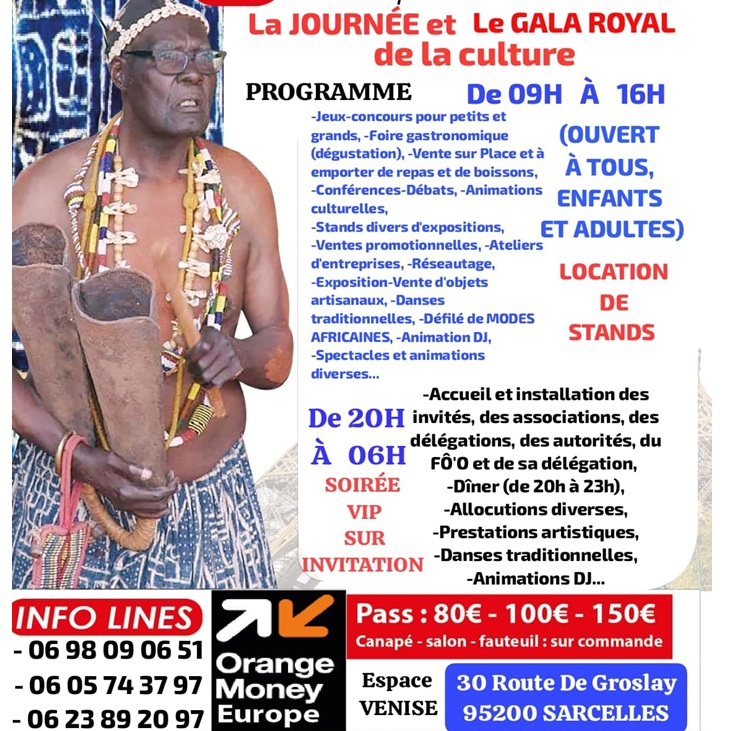 Sa Majesté FO'O SOKOUDJOU en visite royale à Paris : la diaspora Bamiléké en majesté le 8 mai 2026