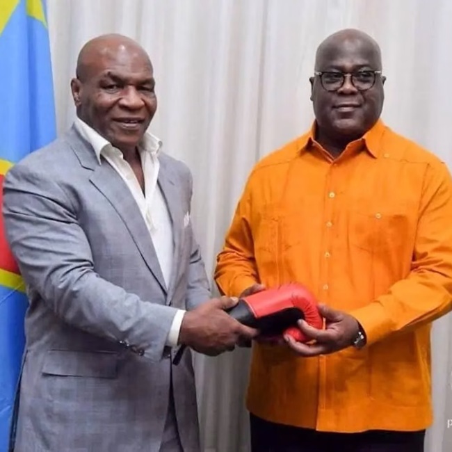 MIKE TYSON : SUR LA TERRE DE SES ANCETRES, UNE VISITE CHARGEE D’EMOTION AU CONGO RDC MIKE TYSON : SUR LA TERRE DE SES ANCETRES, UNE VISITE CHARGEE D’EMOTION AU CONGO RDC