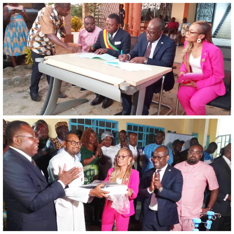 CAMEROUN :: L'association Efracam fait un don de premiers soins à l'hôpital de district d'Elig- Mfomo :: CAMEROON L'association Efracam fait un don de premiers soins à l'hôpital de district d'Elig- Mfomo