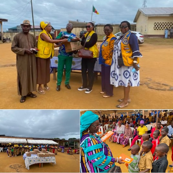 Souza Gare : le Lions Club Douala Candle offre des fournitures scolaires à 577 élèves
